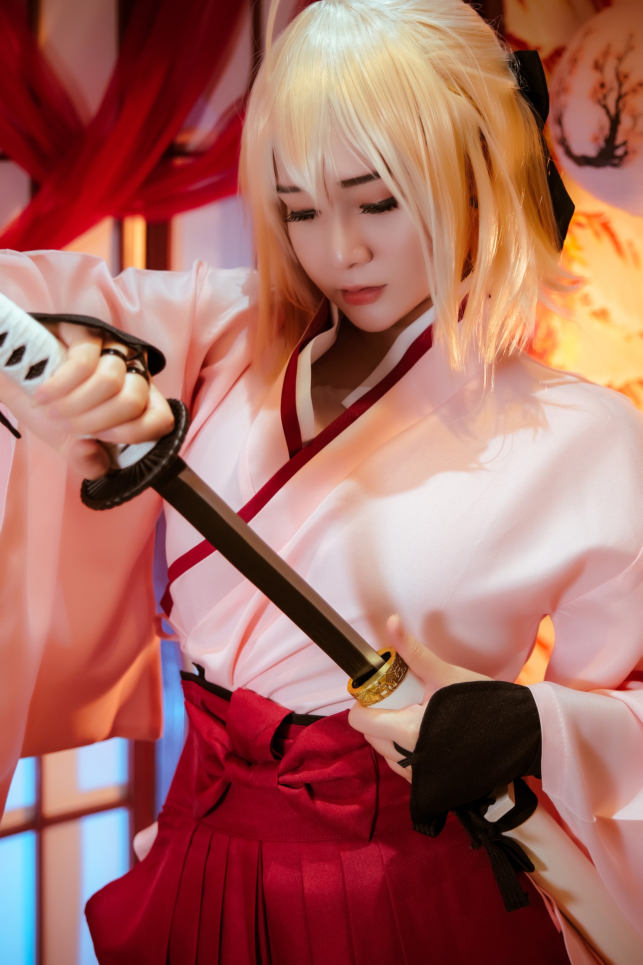 图片[1]-Potato Godzilla – NO.092 Okita Souji Sakura Saber[18P]-XikXak